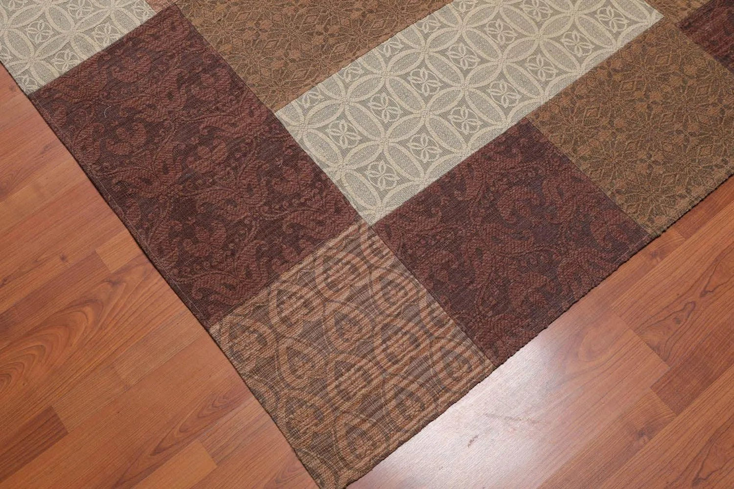 5'x7' Handmade Polypropylene Oriental Area Rug — Brown & Beige - VANT DESIGNS