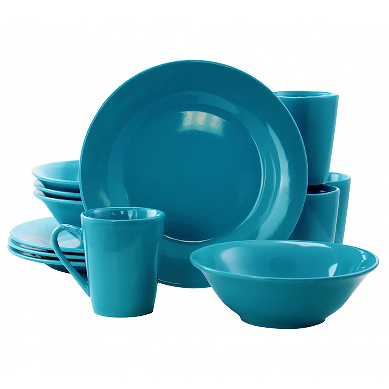 Carlton 12 - Piece Dinnerware Set — Blue - VANT DESIGNS
