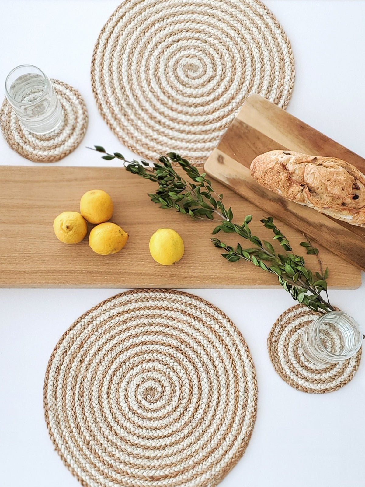 Kata Spiral Placemat - Natural (Set of 4) - VANT DESIGNS