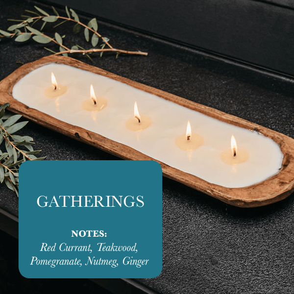 5 - Wick Dough Bowl Soy Candle - Gatherings - VANT DESIGNS