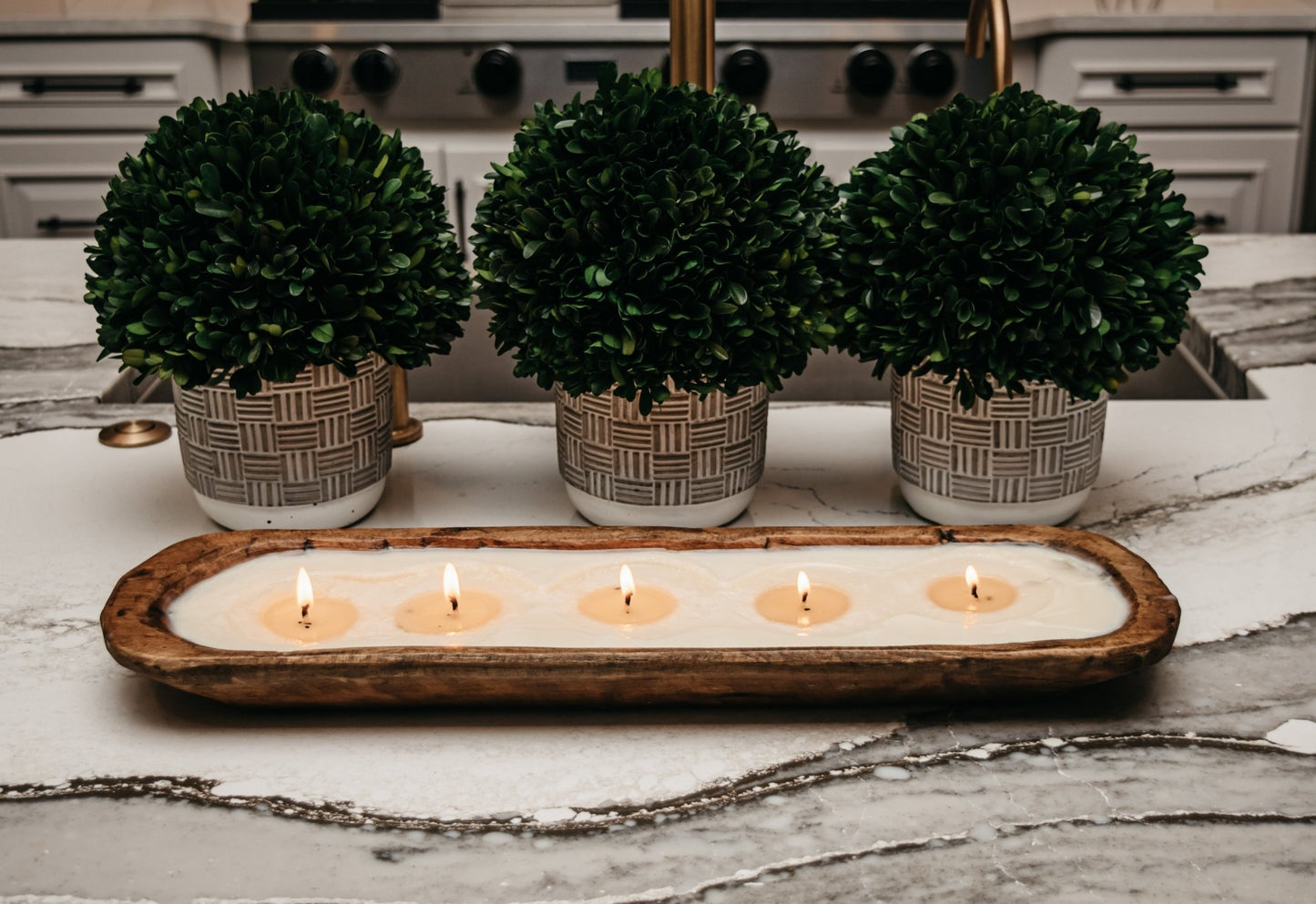 5 - Wick Dough Bowl Soy Candle - Gatherings - VANT DESIGNS