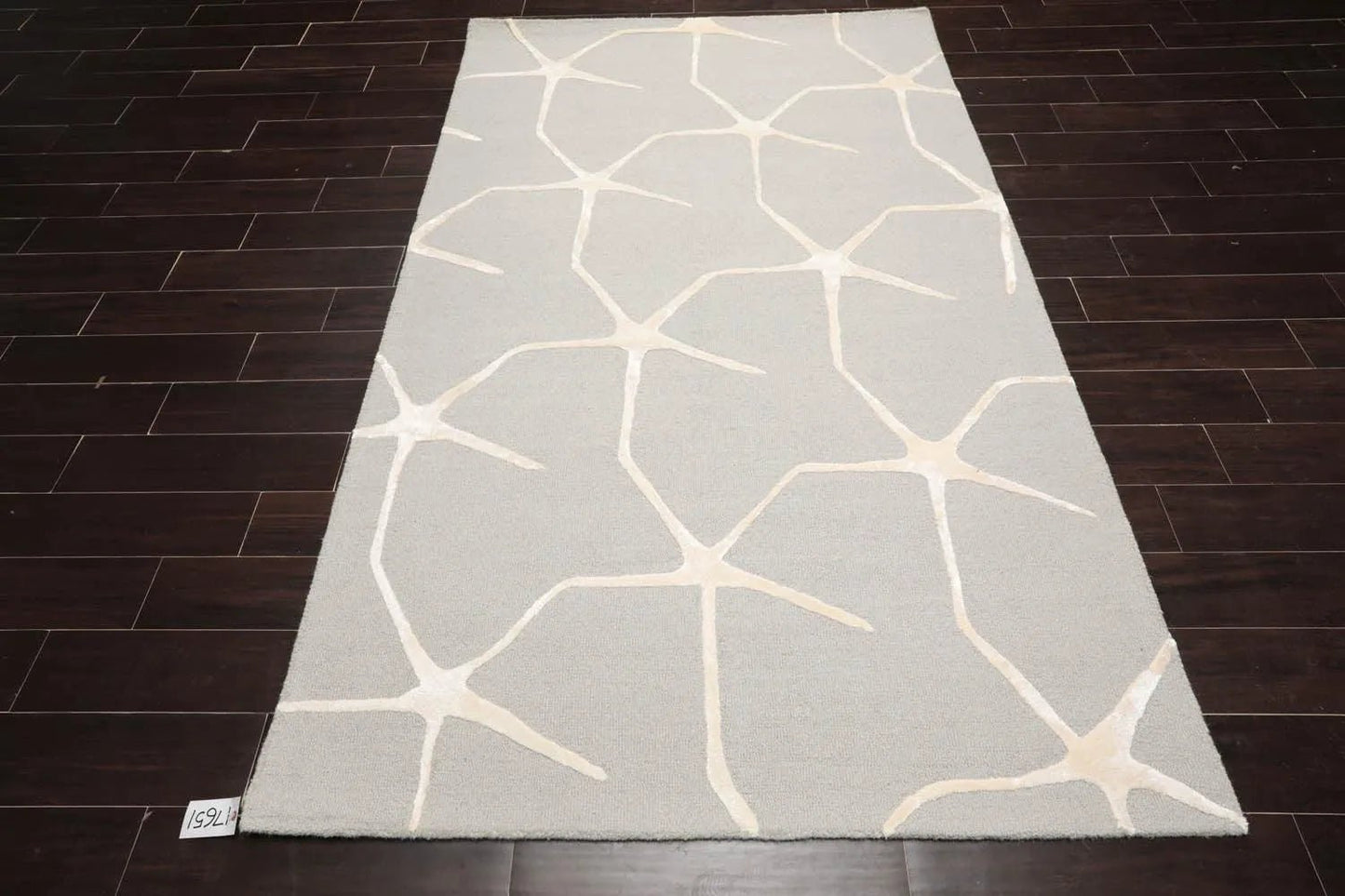 5' x 8' Hand Tufted Wool Area Rug — Gray & Ivory - VANT DESIGNS