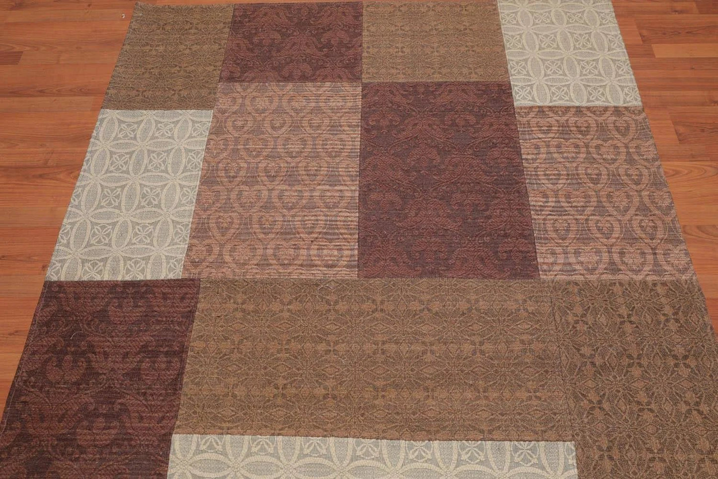 5'x7' Handmade Polypropylene Oriental Area Rug — Brown & Beige - VANT DESIGNS