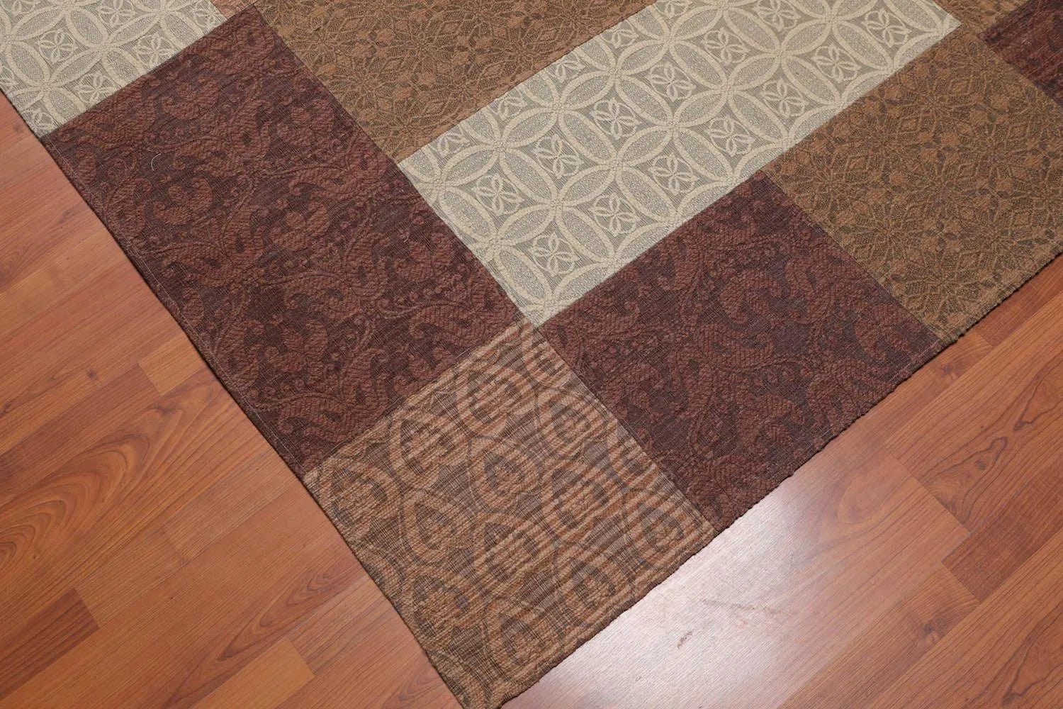 5'x7' Handmade Polypropylene Oriental Area Rug — Brown & Beige - VANT DESIGNS