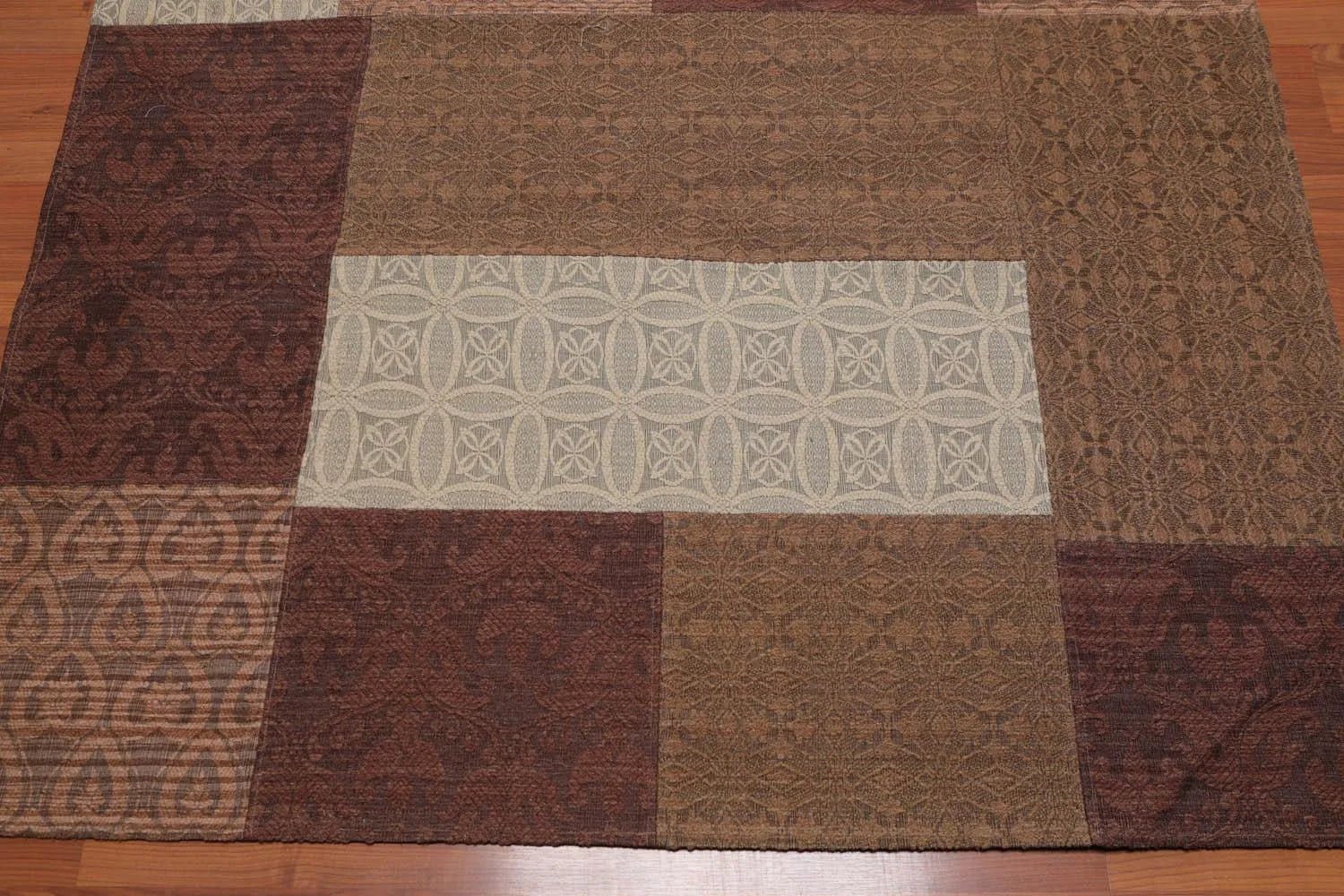 5'x7' Handmade Polypropylene Oriental Area Rug — Brown & Beige - VANT DESIGNS