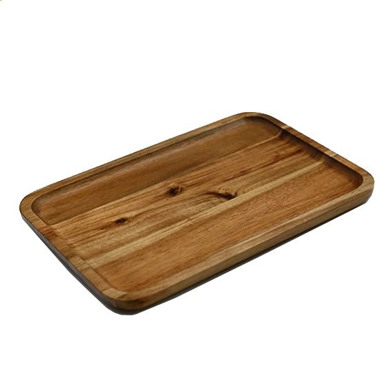 Acacia Wood Stackable Serving Tray — 12" x 8" - VANT DESIGNS