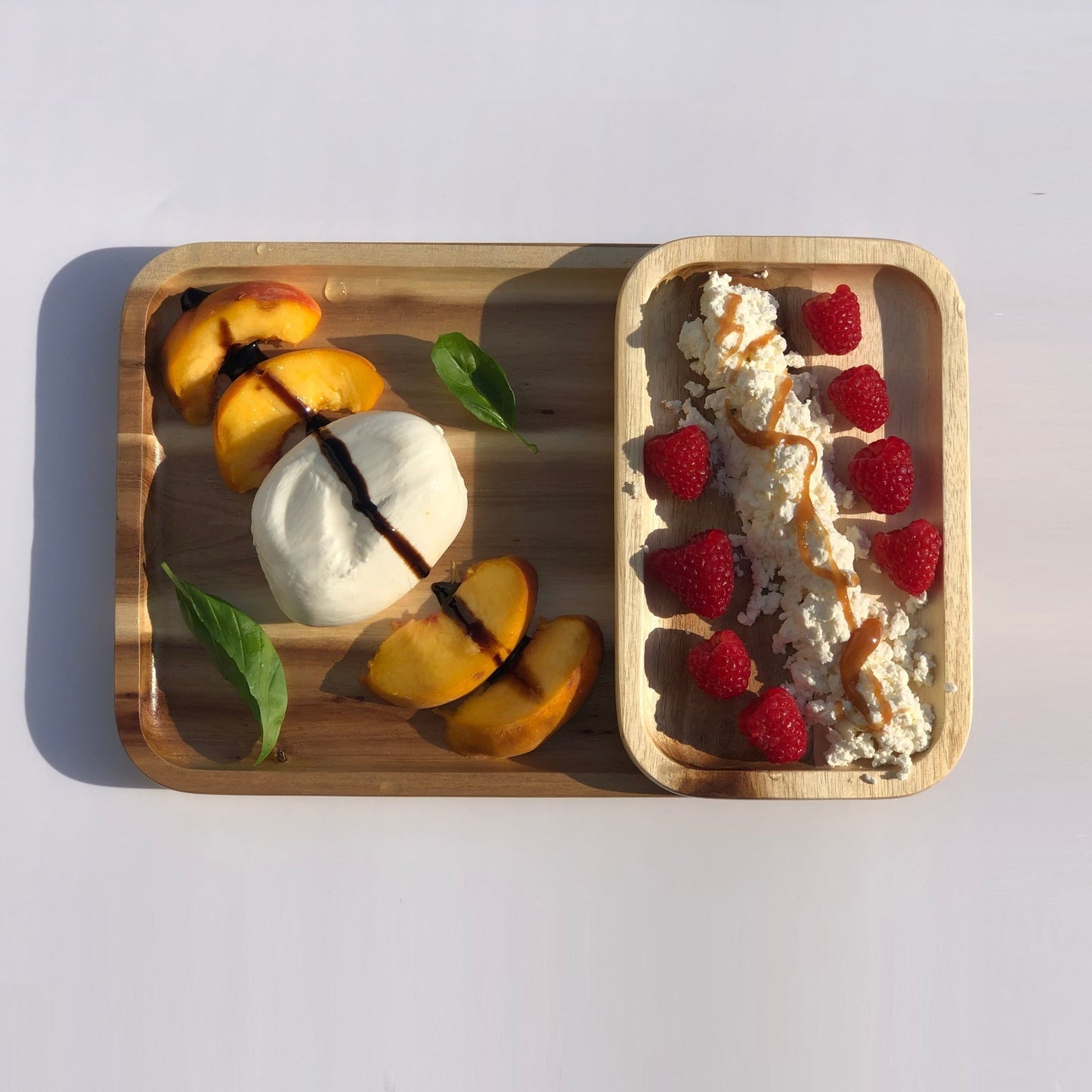 Acacia Wood Stackable Serving Tray — 12" x 8" - VANT DESIGNS