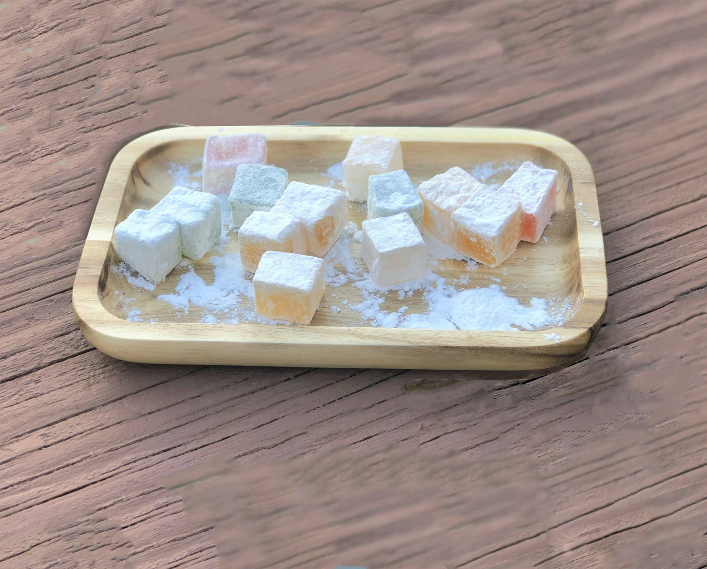 Acacia Wood Stackable Serving Tray — 8" x 5" - VANT DESIGNS