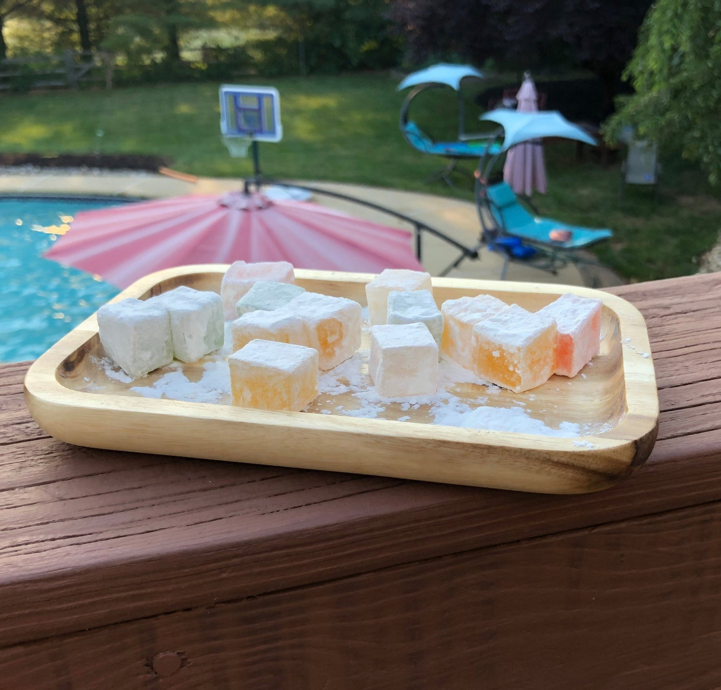 Acacia Wood Stackable Serving Tray — 8" x 5" - VANT DESIGNS