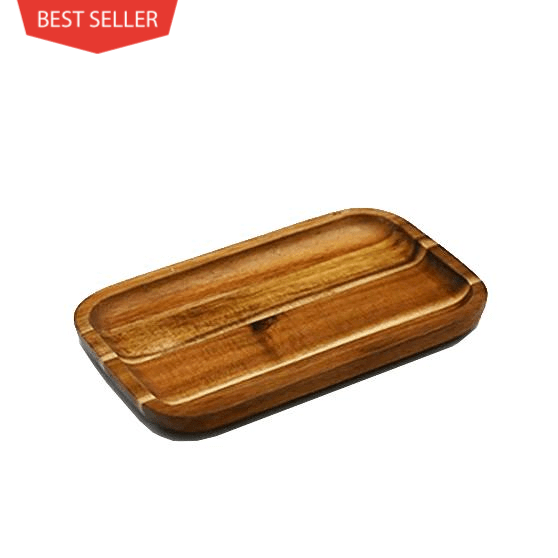 Acacia Wood Stackable Serving Tray — 8" x 5" - VANT DESIGNS