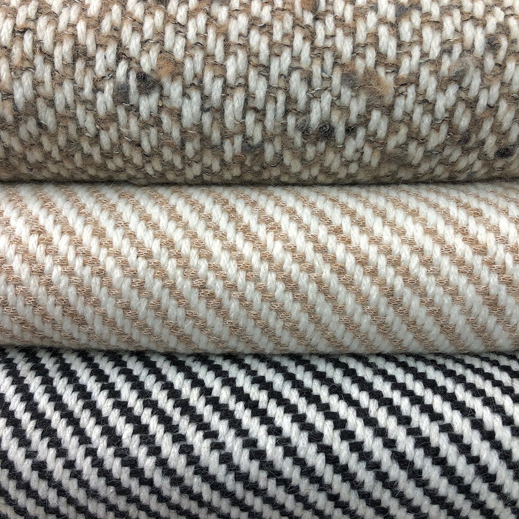 Chunky Camel Stripe Alpaca Throw - VANT DESIGNS