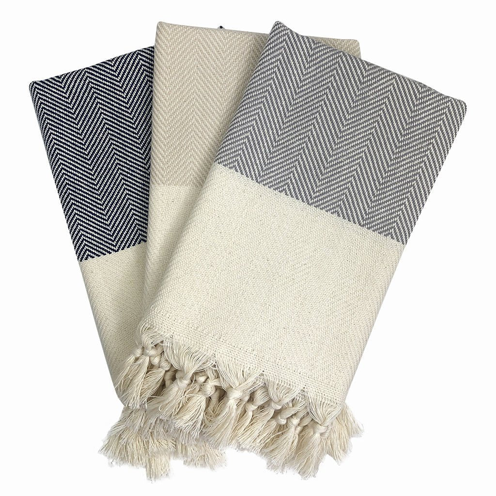 Herringbone Turkish Hand Towel - VANT DESIGNS