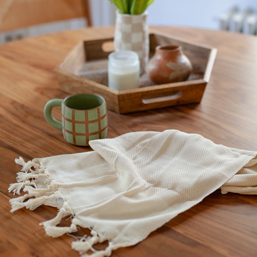Herringbone Turkish Hand Towel - VANT DESIGNS