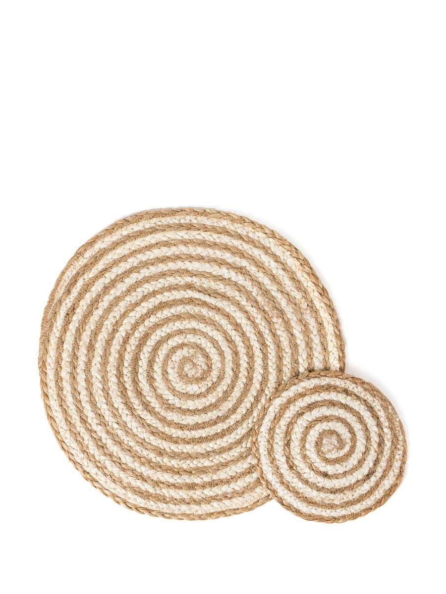 Kata Spiral Placemat - Natural (Set of 4) - VANT DESIGNS