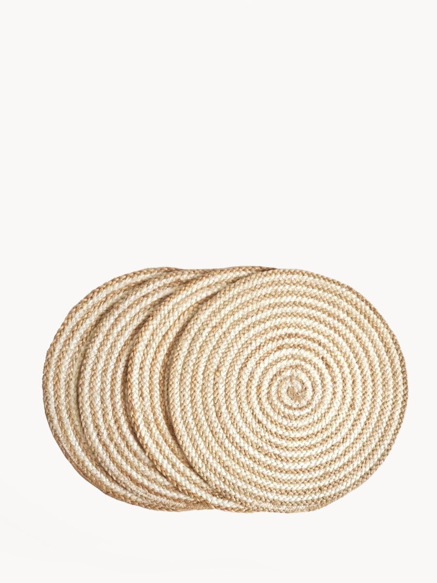 Kata Spiral Placemat - Natural (Set of 4) - VANT DESIGNS