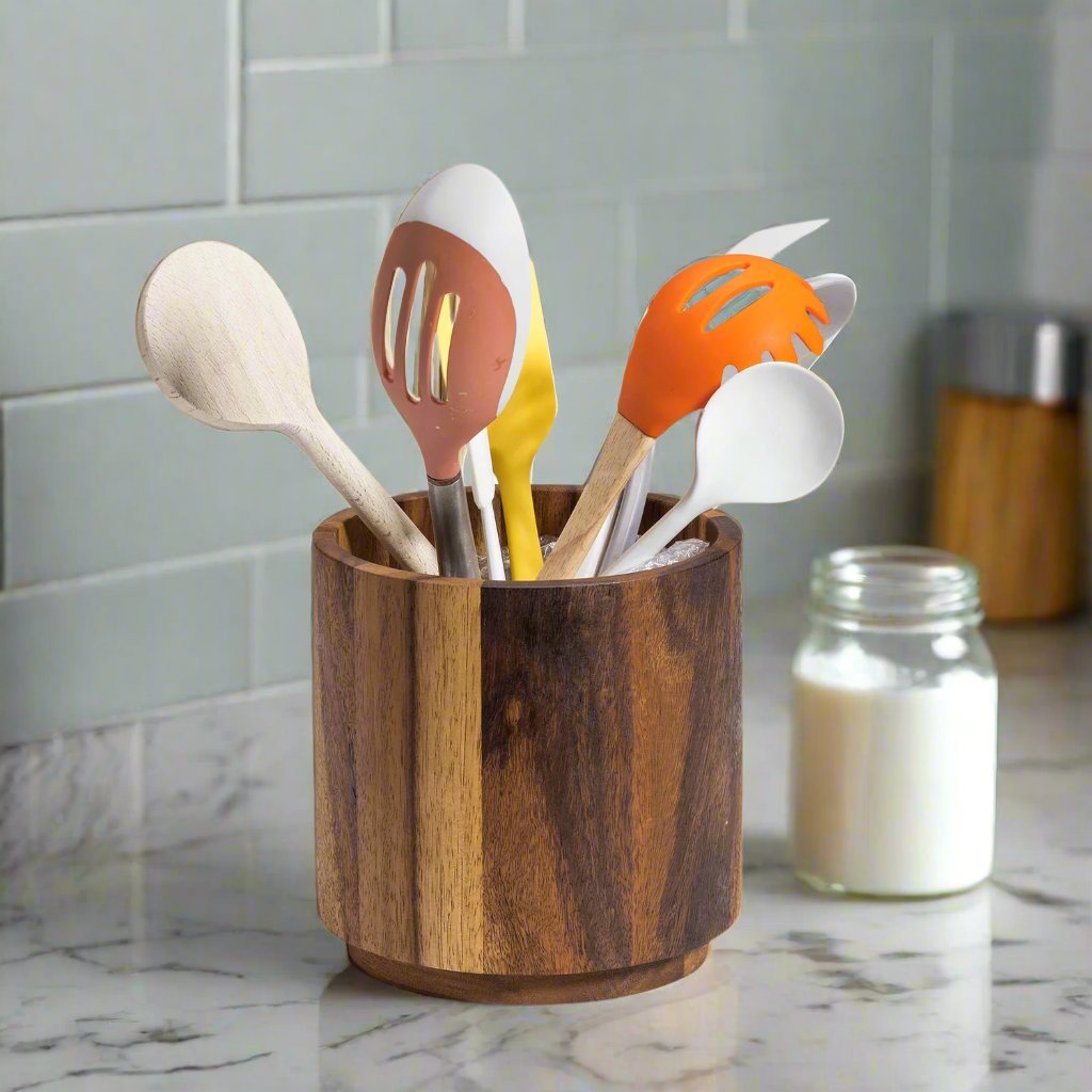 Rotating Lazy Susan Utensil Holder - VANT DESIGNS