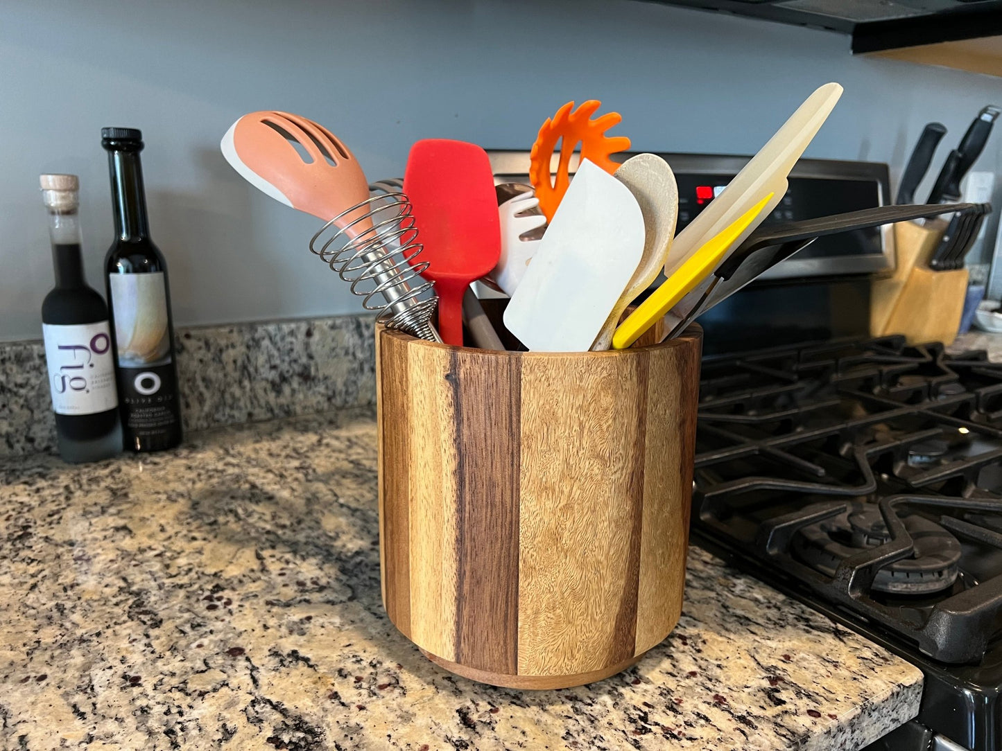 Rotating Lazy Susan Utensil Holder - VANT DESIGNS