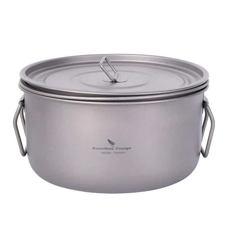 Titanium Camping Cookware Set Grey - VANT DESIGNS